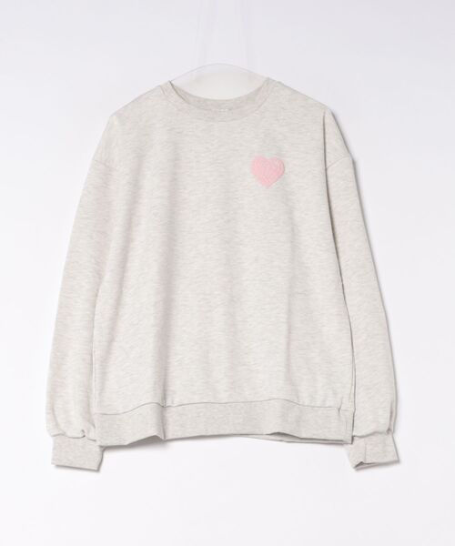 INGNI（イング）の「バックハートラメスウェットトップス（Tシャツ/カットソー・レディース・ベージュ系その他4/ブラック×ホワイト/ベージュ系その他3/ワイン系2・M）」の16枚目の写真