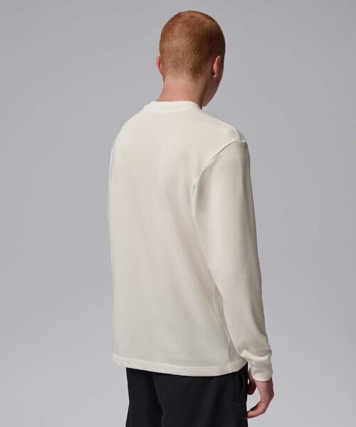 JORDAN BRAND(ジョーダンブランド)の「ジョーダン スポーツ メンズ Dri-FIT ゴルフ ロングスリーブ モックネック スウェットシャツ / Jordan Sport Men's Dri-FIT Golf Long-Sleeve Mock Neck Sweatshirt IF2934-133 Sail(スウェット・メンズ・クリーム・S/M/L/XL)」の2枚目の写真