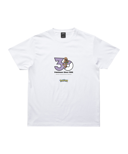 ZOZOSPOT(ゾゾスポット)の「Pokemon 30th Anniversary 1025 T-shirt 「オーベム」(Tシャツ/カットソー・レディース・ホワイト・SMALL/MEDIUM/LARGE/X-LARGE/XX-LARGE/XXX-LARGE/100cm/110cm/120cm/130cm/140cm/150cm/160cm)」の1枚目の写真
