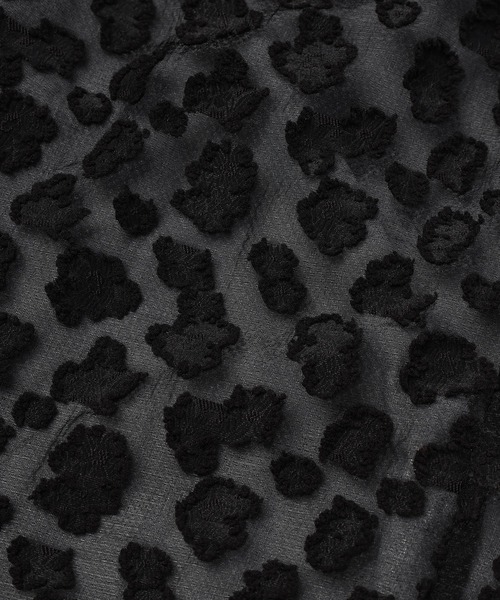 mintdesigns(ミントデザインズ)の「Floral Jacquard Volume Pants(その他パンツ・レディース・ブラック/ホワイト・ONESIZE)」の13枚目の写真