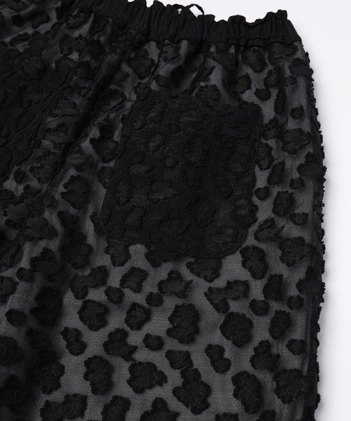 mintdesigns(ミントデザインズ)の「Floral Jacquard Volume Pants(その他パンツ・レディース・ブラック/ホワイト・ONESIZE)」の14枚目の写真
