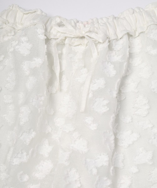 mintdesigns(ミントデザインズ)の「Floral Jacquard Volume Pants(その他パンツ・レディース・ブラック/ホワイト・ONESIZE)」の17枚目の写真