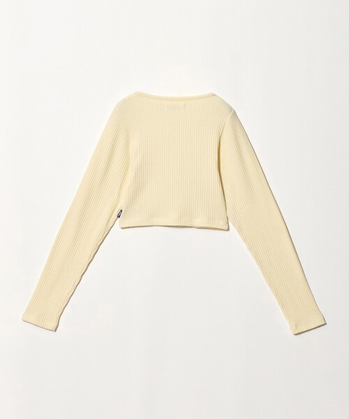 NICE WEATHER（ナイスウェザー）の「＜NICE WEATHER＞レイヤード リブニット カーディガン（ニット/セーター・レディース・ネイビー/クリーム・FREE）」の7枚目の写真