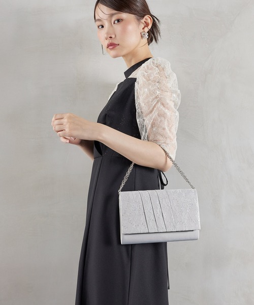 Kana(カナ)の「スパンコールレースベルトクラッチバッグ パーティー 結婚式 お呼ばれ オケージョン(クラッチバッグ・レディース・ベージュ/ブラック/シルバー・フリー)」の13枚目の写真