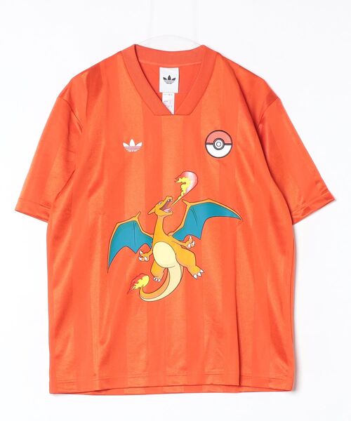 adidas(アディダス)の「Pokemon ジャージ ティー / アディダスオリジナルス adidas Originals(Tシャツ/カットソー・メンズ・オレンジ・X-SMALL/X-LARGE/SMALL/MEDIUM/LARGE/3XL/XX-LARGE)」の6枚目の写真