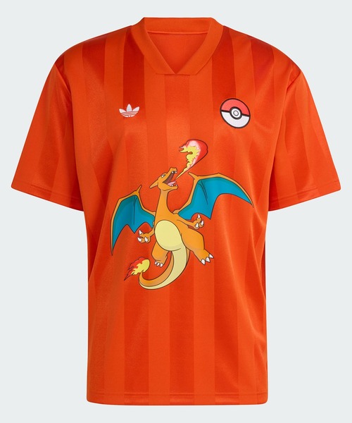 adidas(アディダス)の「Pokemon ジャージ ティー / アディダスオリジナルス adidas Originals(Tシャツ/カットソー・メンズ・オレンジ・X-SMALL/X-LARGE/SMALL/MEDIUM/LARGE/3XL/XX-LARGE)」の5枚目の写真