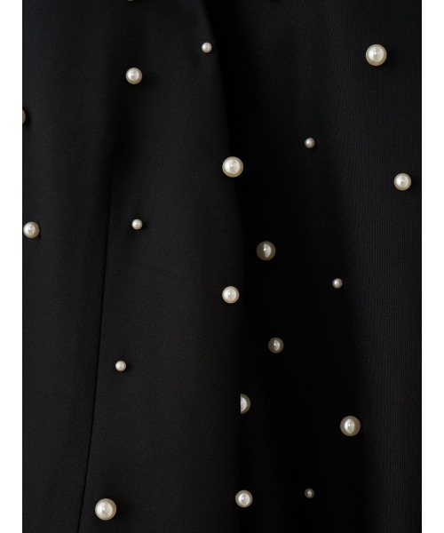 EIMY ISTOIRE(エイミーイストワール)の「PEARL SHIRTS(シャツ/ブラウス・レディース・ブラック/アイボリー・FREE)」の8枚目の写真
