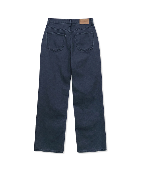 Yuje（ユジェ）の「HERRINGBONE STRAIGHT PANTS (Midnight Blue, 3size)（その他パンツ・レディース・ダークブルー・SMALL/MEDIUM/LARGE）」の4枚目の写真