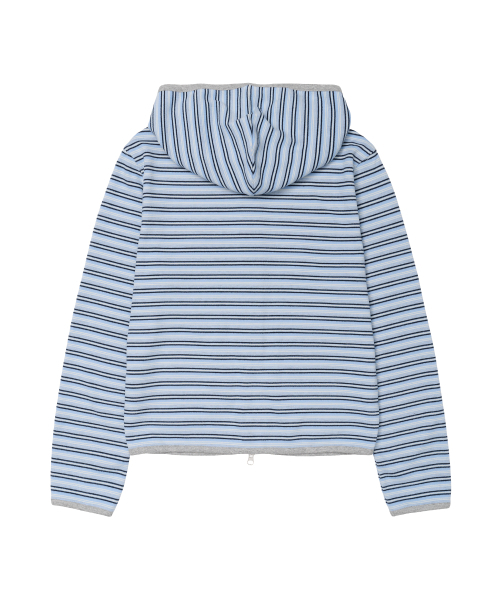 AMESWORLDWIDE(アメスワールドワイド)の「ストライプ ソフトフーディ ジップアップ ブルー(パーカー・レディース・その他・SMALL/MEDIUM)」の13枚目の写真