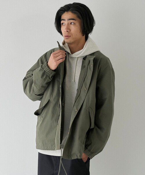 coen(コーエン)の「3WAYミリタリーショートモッズコート(モッズコート・メンズ・オリーブ/ブラック・XL/L/M/S)」の16枚目の写真