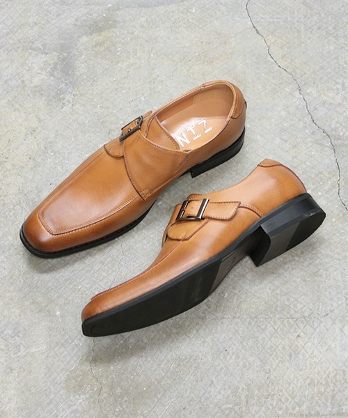 【セール】ZINC / モンクストラップシューズ（5874）（ドレスシューズ）｜ZINC（ジンク） 5,675円