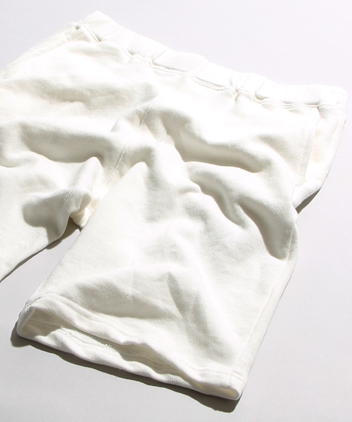 WEGO（ウィゴー）の「WEGO/リヨセルブレンドスウェットショーツ（スラックス・メンズ・ピンク/ホワイト/ライトイエロー/杢グレー/サックスブルー・LARGE/X-LARGE/MEDIUM）」の2枚目の写真