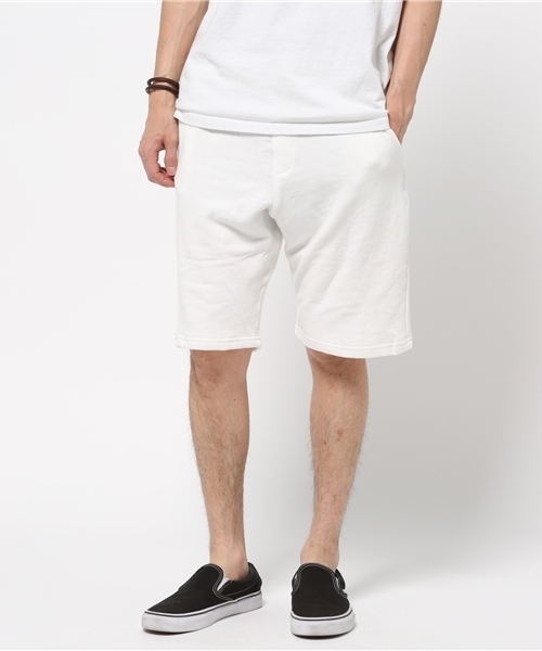 WEGO（ウィゴー）の「WEGO/リヨセルブレンドスウェットショーツ（スラックス・メンズ・ピンク/ホワイト/ライトイエロー/杢グレー/サックスブルー・LARGE/X-LARGE/MEDIUM）」の16枚目の写真