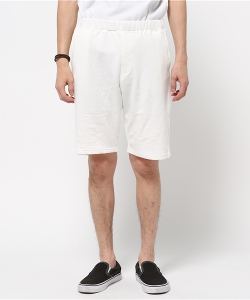 WEGO（ウィゴー）の「WEGO/リヨセルブレンドスウェットショーツ（スラックス・メンズ・ピンク/ホワイト/ライトイエロー/杢グレー/サックスブルー・LARGE/X-LARGE/MEDIUM）」の8枚目の写真