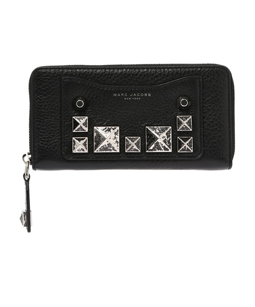 Marc Jacobs マークジェイコブス の Recruit リクルート チップド スタッズ スタンダード コンティネンタル ウォレット 財布 Wear Marc Jacobs マークジェイコブス の Recruit リクルート チップド スタッズ スタンダード コンティネンタル ウォレット 財布 Wear