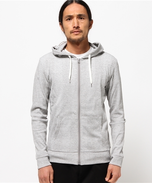 GGD（ジージーディー）の「FULL GLOW / ランダムテレコ長袖パーカー（パーカー・メンズ・グレー/ホワイト/ブラック/ワインレッド・XL/M/L）」の13枚目の写真