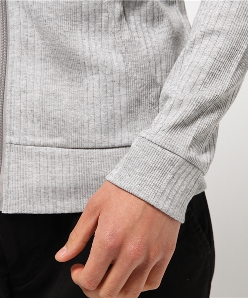 GGD（ジージーディー）の「FULL GLOW / ランダムテレコ長袖パーカー（パーカー・メンズ・グレー/ホワイト/ブラック/ワインレッド・XL/M/L）」の9枚目の写真