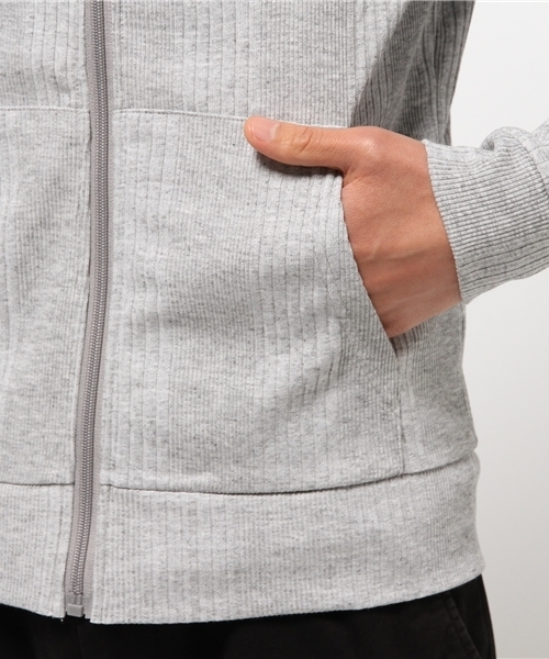 GGD（ジージーディー）の「FULL GLOW / ランダムテレコ長袖パーカー（パーカー・メンズ・グレー/ホワイト/ブラック/ワインレッド・XL/M/L）」の10枚目の写真