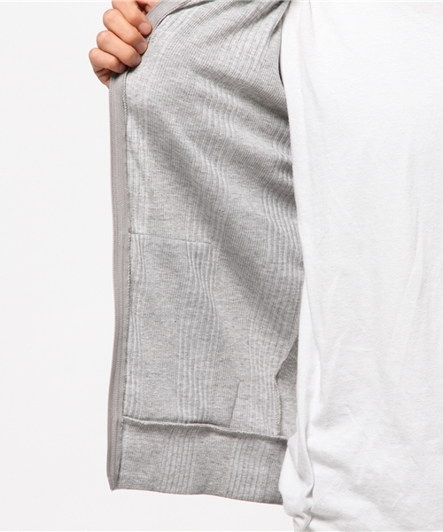 GGD（ジージーディー）の「FULL GLOW / ランダムテレコ長袖パーカー（パーカー・メンズ・グレー/ホワイト/ブラック/ワインレッド・XL/M/L）」の11枚目の写真