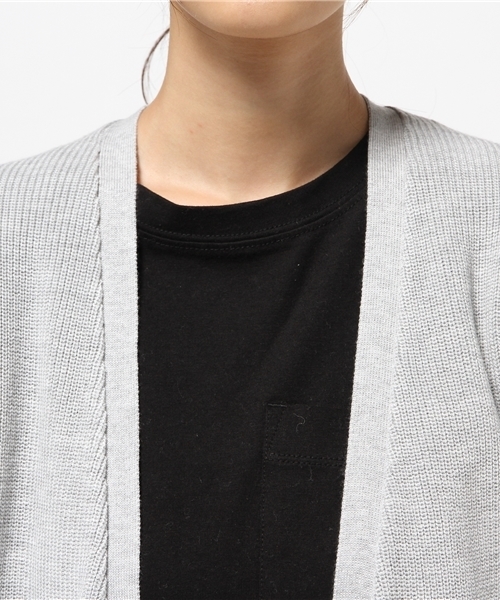 UNRELISH（アンレリッシュ）の「アゼロングカーディガン（カーディガン/ボレロ・レディース・ベージュ/キャメル/グレー・MEDIUM）」の7枚目の写真