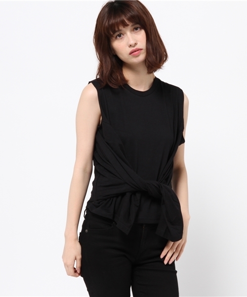SLY（スライ）の「2WAY TOPS2（Tシャツ/カットソー・レディース・トップグレー/ブラック/ワインレッド/ホワイト・FREE）」の12枚目の写真