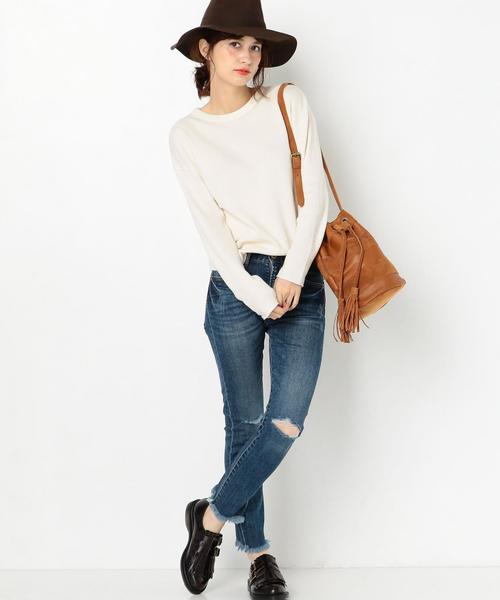 Another Edition（アナザーエディション）の「デニムスキニー/AEBC  DNM ｽｷﾆｰ（デニムパンツ・レディース・コバルトブルー・SMALL/MEDIUM）」の5枚目の写真
