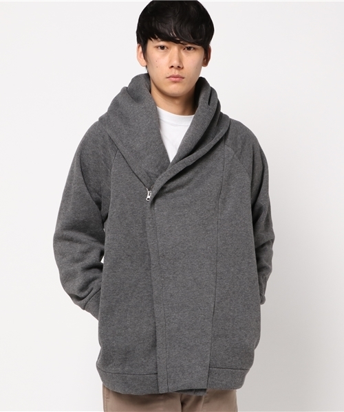 チャイハネ（チャイハネ）の「【チャイハネ】yul ボリュームカラーMEN'Sシンプルパーカー（パーカー・メンズ・グリーン/チャコール/ネイビー/ブラック/ワイン・FREE）」の6枚目の写真