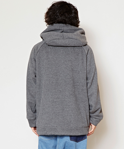 チャイハネ（チャイハネ）の「【チャイハネ】yul ボリュームカラーMEN'Sシンプルパーカー（パーカー・メンズ・グリーン/チャコール/ネイビー/ブラック/ワイン・FREE）」の10枚目の写真