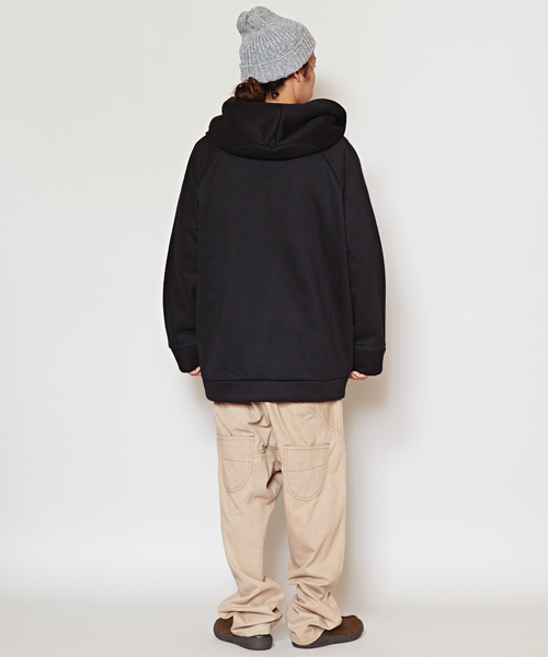 チャイハネ（チャイハネ）の「【チャイハネ】yul ボリュームカラーMEN'Sシンプルパーカー（パーカー・メンズ・グリーン/チャコール/ネイビー/ブラック/ワイン・FREE）」の13枚目の写真