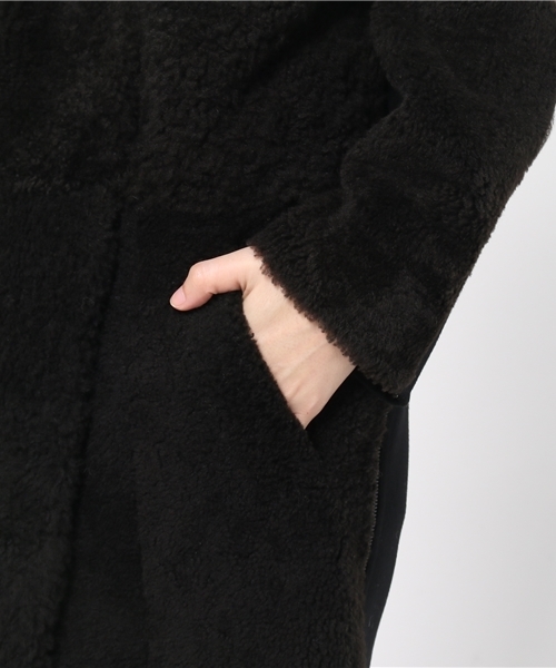 ESTNATION（エストネーション）の「32 PARADIS リバーシブルムートンコート（ムートンコート・レディース・ブラック・SMALL）」の5枚目の写真