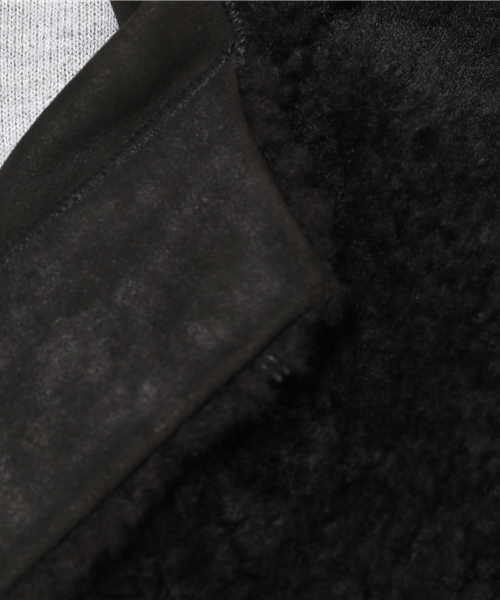 ESTNATION（エストネーション）の「32 PARADIS リバーシブルムートンコート（ムートンコート・レディース・ブラック・SMALL）」の10枚目の写真