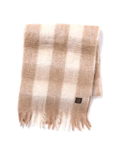 Ships Days シップスデイズ の Mantas Ezcaray モヘヤ チェック マフラー マフラー Wear