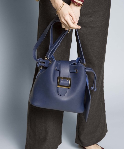 PLAIN CLOTHING（プレーンクロージング）の「ワンハンドルバッグ/ショルダーバッグ【PLAIN CLOTHING】（ショルダーバッグ・レディース・ブラック/グレー/グリーン/ボルドー/キャメル/ネイビー・FREE）」の19枚目の写真