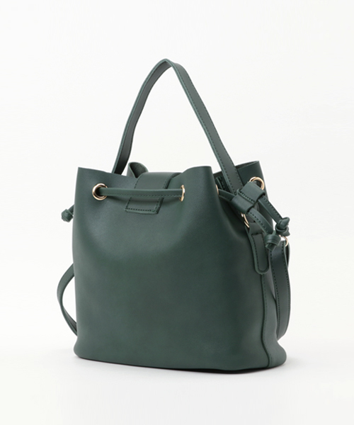 PLAIN CLOTHING（プレーンクロージング）の「ワンハンドルバッグ/ショルダーバッグ【PLAIN CLOTHING】（ショルダーバッグ・レディース・ブラック/グレー/グリーン/ボルドー/キャメル/ネイビー・FREE）」の7枚目の写真