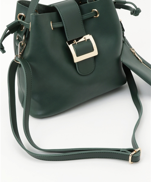 PLAIN CLOTHING（プレーンクロージング）の「ワンハンドルバッグ/ショルダーバッグ【PLAIN CLOTHING】（ショルダーバッグ・レディース・ブラック/グレー/グリーン/ボルドー/キャメル/ネイビー・FREE）」の10枚目の写真