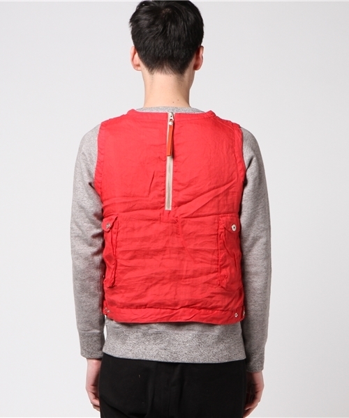 dip（ディップ）の「【dip】ディップ/ ベスト（ベスト・メンズ・レッド・MEDIUM/LARGE）」の3枚目の写真