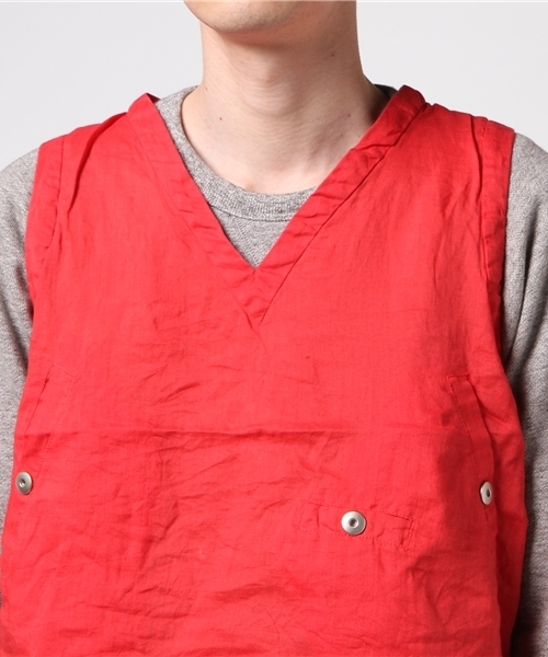 dip（ディップ）の「【dip】ディップ/ ベスト（ベスト・メンズ・レッド・MEDIUM/LARGE）」の4枚目の写真