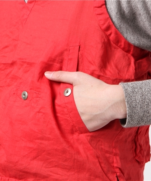 dip（ディップ）の「【dip】ディップ/ ベスト（ベスト・メンズ・レッド・MEDIUM/LARGE）」の7枚目の写真