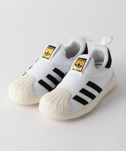 adidas（アディダス）の「■■■【adidas(アディダス)】 SS360 14cm-16cm ◆（スニーカー・キッズ・ホワイト/ライトピンク・14cm/16cm/15cm）」の2枚目の写真