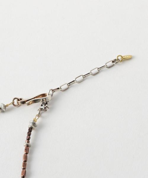 BEAUTY&YOUTH UNITED ARROWS（ビューティーアンドユースユナイテッドアローズ）の「BY メタル ビーズ ネックレス ◆（ネックレス・メンズ・シルバー/ブラック/その他1・フリー）」の5枚目の写真