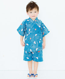 Kraso | 【特大HIT甚平に新カラーが登場★】京都Ｓｕｂｉｋｉａｗａ食器店さんとつくった　かまぼこ柄のじんべい(浴衣)