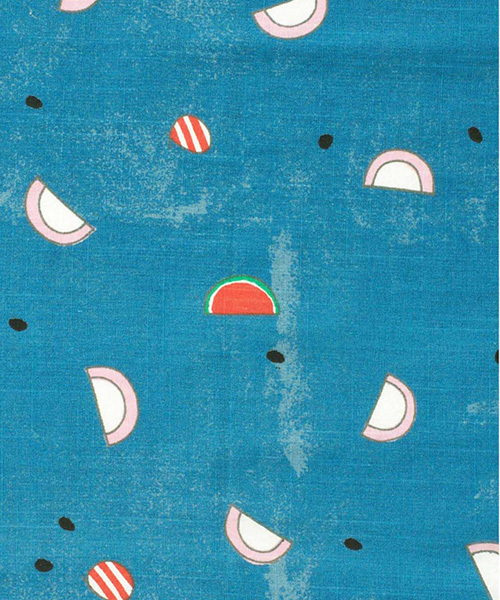 Kraso（クラソ）の「【特大HIT甚平に新カラーが登場★】京都Ｓｕｂｉｋｉａｗａ食器店さんとつくった　かまぼこ柄のじんべい（浴衣・キッズ・ブルー・12/10/13/9/11）」の7枚目の写真