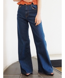 MURUA | ハイウエストスリムフレアＤＥＮＩＭパンツ(デニムパンツ)