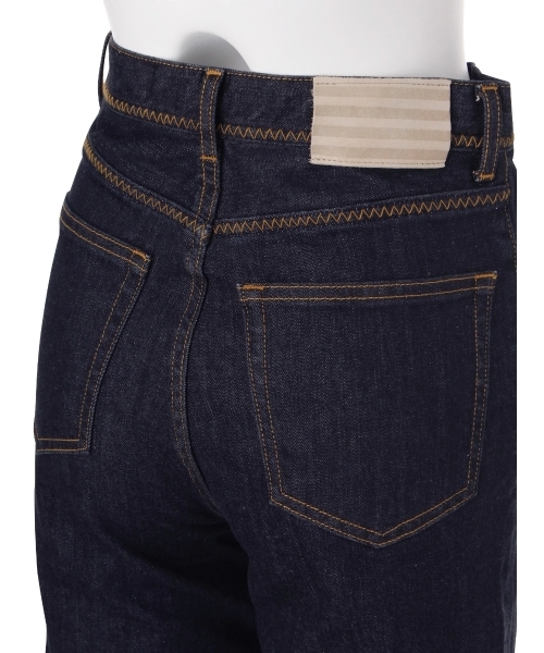 MURUA（ムルーア）の「ハイウエストスリムフレアＤＥＮＩＭパンツ（デニムパンツ・レディース・ブルー/インディゴブルー・2/1）」の6枚目の写真