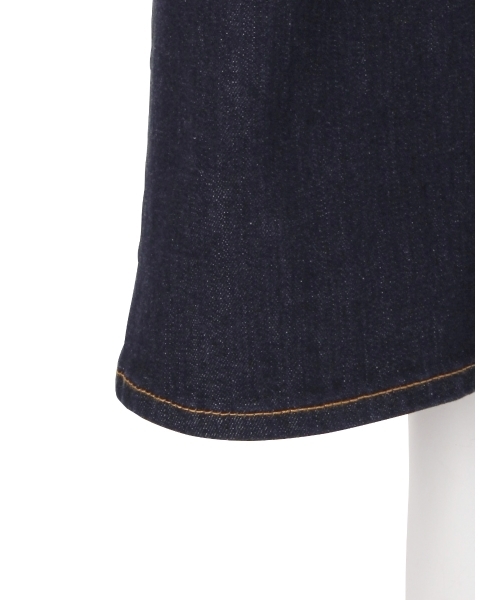 MURUA（ムルーア）の「ハイウエストスリムフレアＤＥＮＩＭパンツ（デニムパンツ・レディース・ブルー/インディゴブルー・2/1）」の7枚目の写真