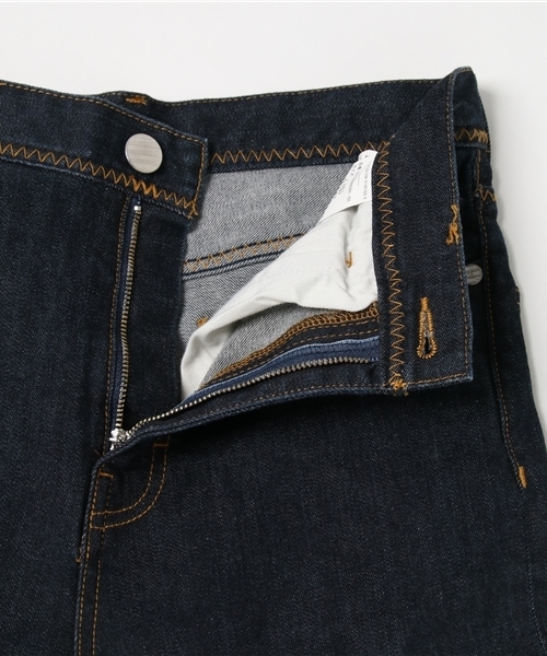 MURUA（ムルーア）の「ハイウエストスリムフレアＤＥＮＩＭパンツ（デニムパンツ・レディース・ブルー/インディゴブルー・2/1）」の10枚目の写真