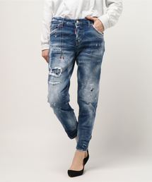 Pants 5 pockets /Hockney jean /Light White ripped wash /0181