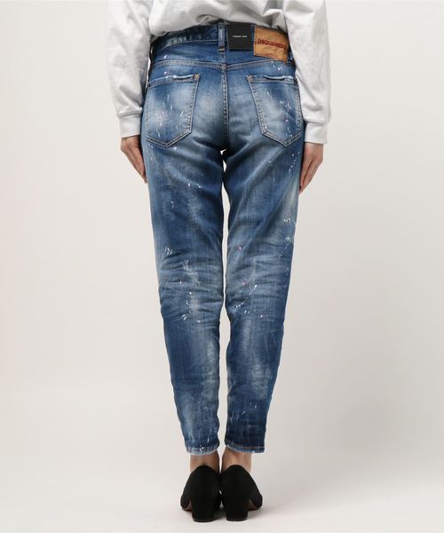 DSQUARED2(ディースクエアード)の「Pants 5 pockets /Hockney jean /Light White ripped wash /0181(デニムパンツ・レディース・ブルー・36/34)」の3枚目の写真