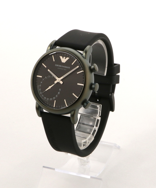 EMPORIO ARMANI(エンポリオアルマーニ)の「【HYBRID SMARTWATCH】LUIGI ART3016(アナログ腕時計・メンズ・ブラック×グリーン・FREE)」の3枚目の写真