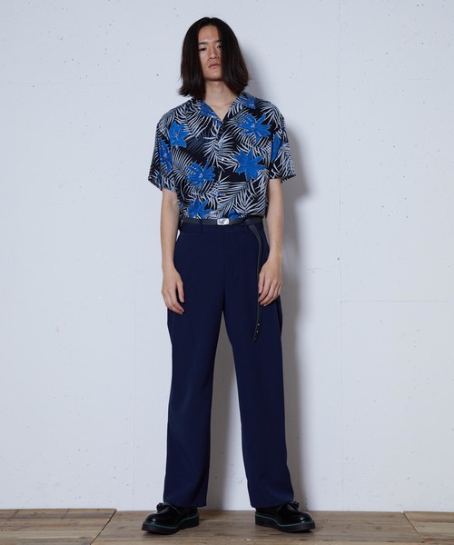 FACTOTUM（ファクトタム）の「【FACTOTUM】レインスプーナー　ハワイアンアロハシャツ（シャツ/ブラウス・メンズ・ブラック/グレー・44/46/48）」の4枚目の写真